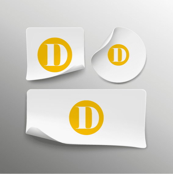 Copertine Prodotti STAMPA PROMOZIONALE-Sticker Adesivi
